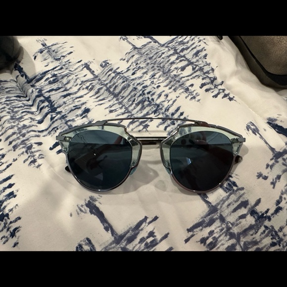 Dior So Real Sunglasses in Light Blue/Havana. 100% authentic & lightly worn - Picture 2 of 4